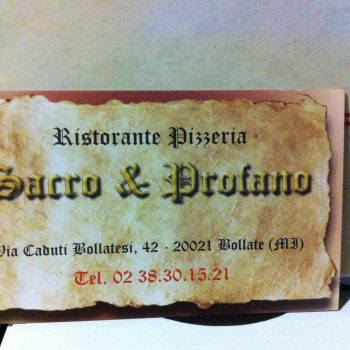 Sacro & Profano